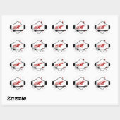 20 - 1.5 Envelop Seal Lady Bug Dandilion Bloem Ronde Sticker (Vel)