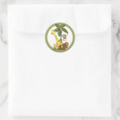 20 - 1,5" Envelop Seal Oerwoud Baby's Ronde Sticker (Tas)