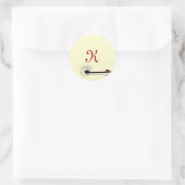 20 - 1.5 Envelop Seal Yellow en Lady Bug Ronde Sticker (Tas)
