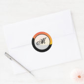 20 - 1,5" Envelop Sticker Desert Mountain Sunset (Envelop)