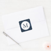 20 - 1,5" Envelop Sticker Navy Blue Paardenbloem F (Envelop)