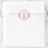 20 - 1.5"Envelop Sticker Paarse Roze Lantaarn/Flo (Tas)