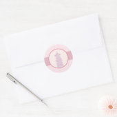 20 - 1.5"Envelop Sticker Paarse Roze Lantaarn/Flo (Envelop)