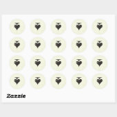 20 - 1,5 Envelope Seal  Casino Love Ronde Sticker (Vel)