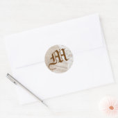 20 - 1.5 Envelope Seal Country Lace Handkerchief Ronde Sticker (Envelop)