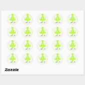 20 - 1,5 Envelope Seal Crystal Chandelier Glitz Ronde Sticker (Vel)