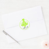 20 - 1,5 Envelope Seal Crystal Chandelier Glitz Ronde Sticker (Envelop)