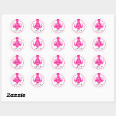 20 - 1,5 Envelope Seal Crystal Chandelier Glitz Ronde Sticker (Vel)