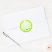 20 - 1,5 Envelope Seal Crystal Chandelier Glitz Ronde Sticker (Envelop)
