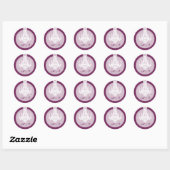20 - 1,5 Envelope Seal Crystal Chandelier Glitz Ronde Sticker (Vel)