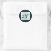 20 - 1.5 Envelope Seal Frosted Glass Mirror Moder Ronde Sticker (Tas)