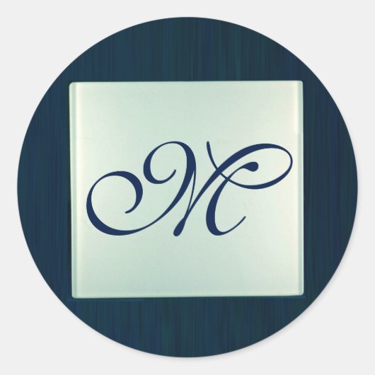 20 - 1.5 Envelope Seal Frosted Glass Mirror Moder Ronde Sticker (Voorkant)