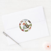 20 - 1,5 "Envelope Seal Laguna Beach Turtle Frog Ronde Sticker (Envelop)