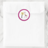 20 - 1,5" Envelope Seal Sweet Safari Ronde Sticker (Tas)