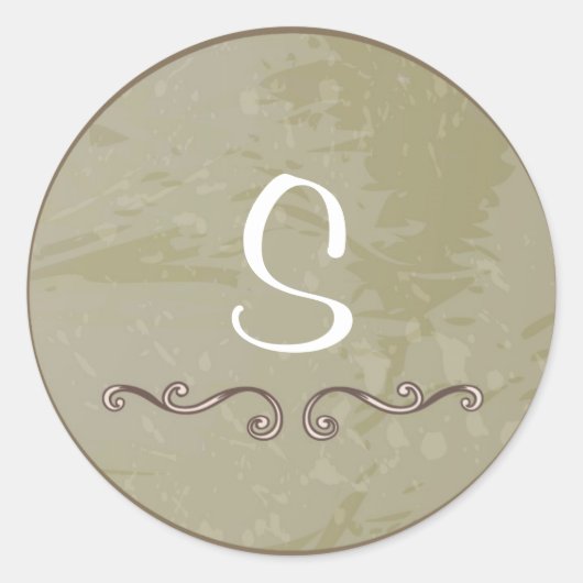 20 - 1,5 Envelope Seal  Vinyard Ronde Sticker (Voorkant)