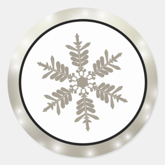 20 - 1,5" Envelope Seal Zilver Kerstvervaging Ronde Sticker (Voorkant)