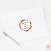 20 - 1,5" Favor Stickers Herfst bladeren (Envelop)