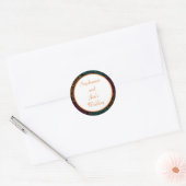 20 - 1,5" Favor Stickers Herfst Floral Burst (Envelop)
