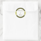 20 - 1,5" Favor Stickers Martini Olijven Groene St (Tas)