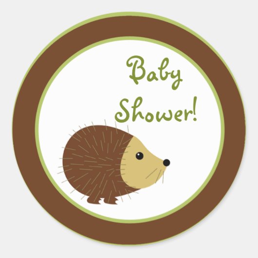 20 - 1,5" Favor Stickers Woodland Friends (Voorkant)