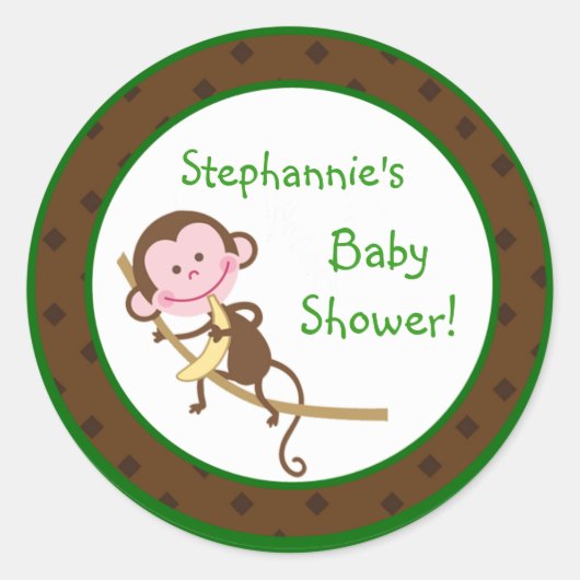 20 - 1,5" Favoriet Stickers MonkeySwing Oerwoud Sa (Voorkant)