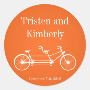 20 - 1.5" Favoriete Stickers Sinaasappel Dubbele F