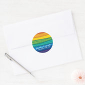 20 - 1.5" Geef de voorkeur aan Stickers LGBTQ Rain (Envelop)