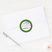 20 - 1,5-inch groene Stickers voor architectuurbed (Envelop)