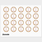 20 - 1,5" Stickers najaarstak bladeren (Vel)
