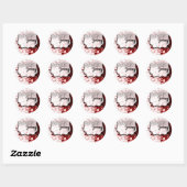 20 - 1,5" Zakelijke Stickers Blood Splatter Vampir (Vel)