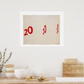 20 20 20 - 1962  - Edward Ruscha Poster (Keuken)