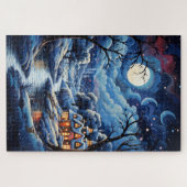 20" * 30" Night Village, 1014 stuks Legpuzzel (Horizontaal)