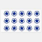 20 Amerikaanse  sterpotlood Decals Labels (Vel)