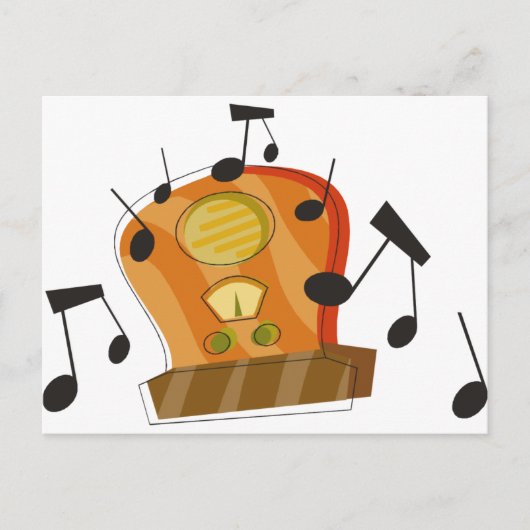 20 augustus, nationale radiodag briefkaart (Voorkant)