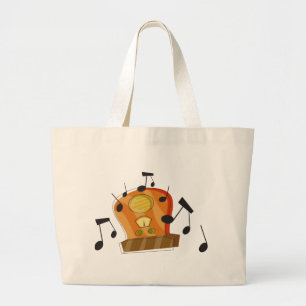 20 augustus, nationale radiodag grote tote bag