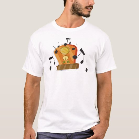20 augustus, nationale radiodag t-shirt (Voorkant)