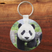 20_baby_Dieren (9) KUSTPANDA CUB WILDE DIEREN Sleutelhanger (Voorkant)