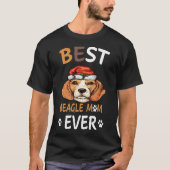 20 Beste Beagle-moeder ooit T-shirt (Voorkant)