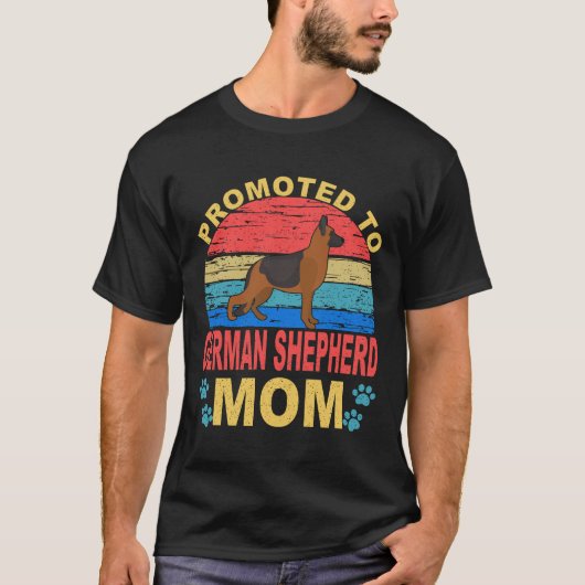 20 Bevorderd tot Duitse Herdersmoeder Duitse Herde T-shirt (Voorkant)
