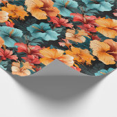 #20 Bloemen patroon Cadeaupapier (Hoek)