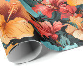 #20 Bloemen patroon Cadeaupapier (Rol Hoek)