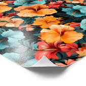 #20 Bloemen patroon Foto Afdruk (Hoek)