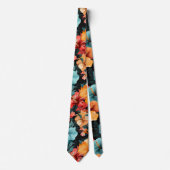 #20 Bloemen patroon Stropdas (Voorkant)