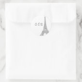 20 Bruiloft in Paris Favor Stickers (Tas)