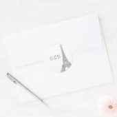 20 Bruiloft in Paris Favor Stickers (Envelop)