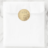 20 Bruiloft in Rome Favor Stickers (Tas)