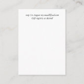 20 Budget Olijfbladeren Bruiloft Uitnodigen N Enve Advieskaart (Achterkant)