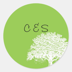 20 de Groene/Witte Stickers van de de Lenteboom Hu