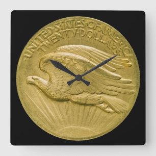 20 dollar goudstuk Dubbeladelgeld 1907 Vierkante Klok