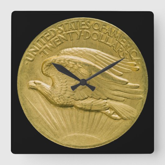 20 dollar goudstuk Dubbeladelgeld 1907 Vierkante Klok (Voorkant)